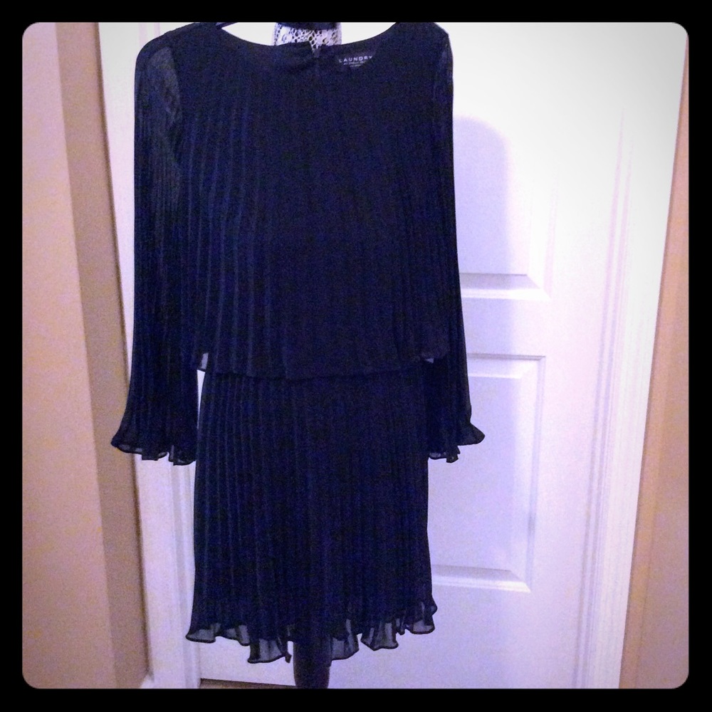NWT LAUNDRY by Shelli Segal Black “Dressy” Dress, Sz 10